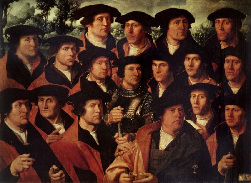 JACOBSZ, Dirck Group portrait of the Shooting Company of Amsterdam oil painting image